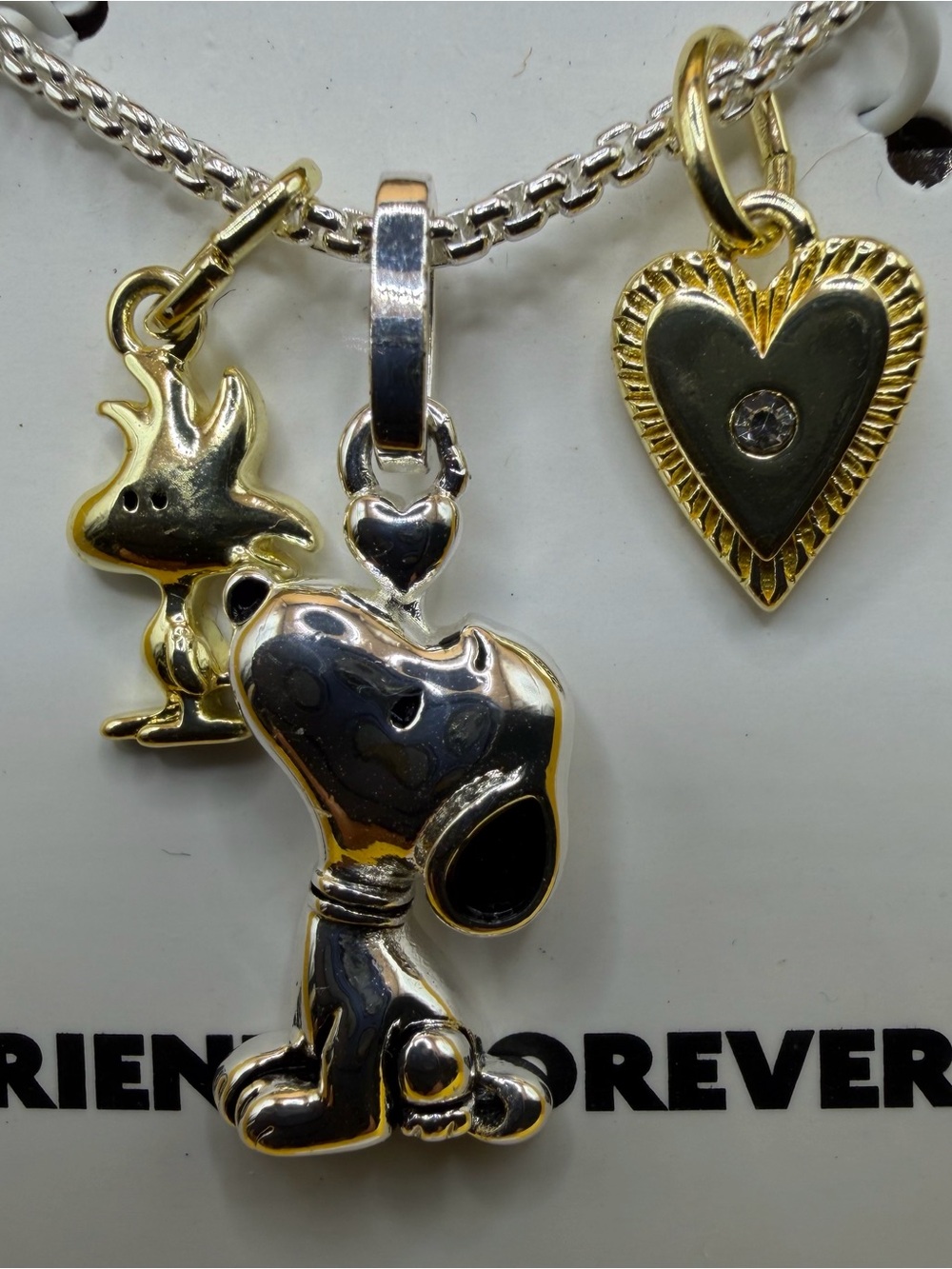Peanuts Snoopy necklace silver plated - Picture 6 of 7